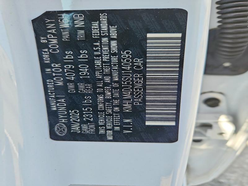 Продаж на аукціоні авто 2025 Hyundai Elantra Hybrid, vin: KMHLM4DJ5SU140595, номер лоту: 66454896