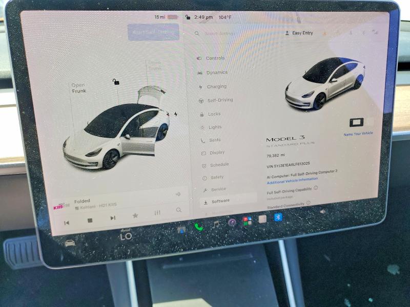 Aukcja sprzedaży 2020 Tesla Model 3, vin: 5YJ3E1EA6LF613025, numer aukcji: 66354666