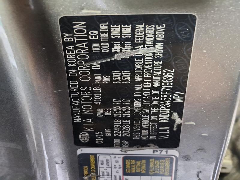 Aukcja sprzedaży 2015 Kia Soul, vin: KNDJP3A58F7196362, numer aukcji: 64681256