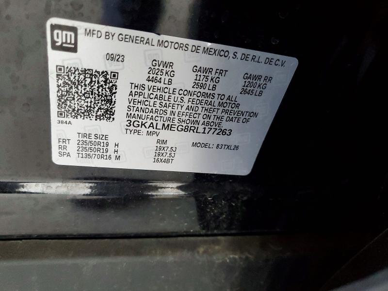 Aukcja sprzedaży 2024 Gmc Terrain, vin: 3GKALMEG8RL177263, numer aukcji: 65682396