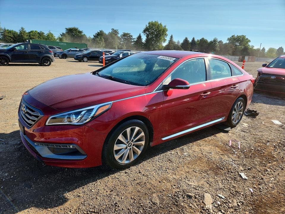 65050956 :رقم المزاد ، 5NPE34AF3GH389432 vin ، 2016 Hyundai Sonata مزاد بيع