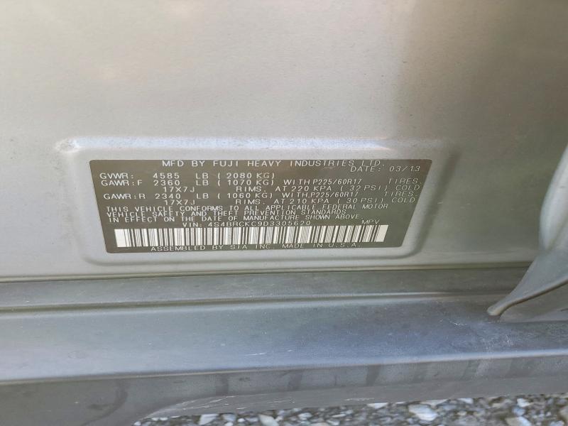 Aukcja sprzedaży 2013 Subaru Outback, vin: 4S4BRCKC9D3305620, numer aukcji: 64453886