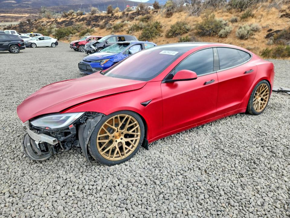 2021 Tesla Model S მანქანა იყიდება აუქციონზე, vin: 5YJSA1E52MF443791, აუქციონის ნომერი: 66293316