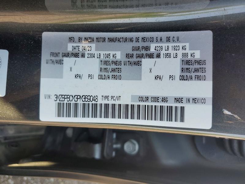 Aukcja sprzedaży 2023 Mazda 3, vin: 3MZBPBCM3PM369048, numer aukcji: 63189556