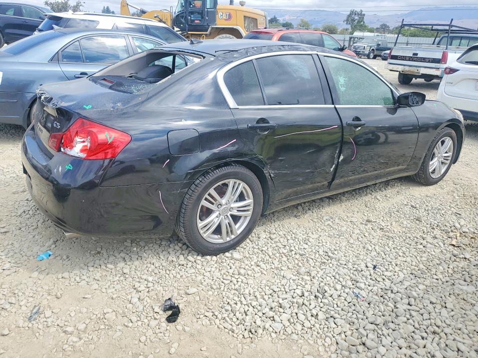 2011 Infiniti G25 Sedan მანქანა იყიდება აუქციონზე, vin: JN1DV6APXBM603408, აუქციონის ნომერი: 64660676
