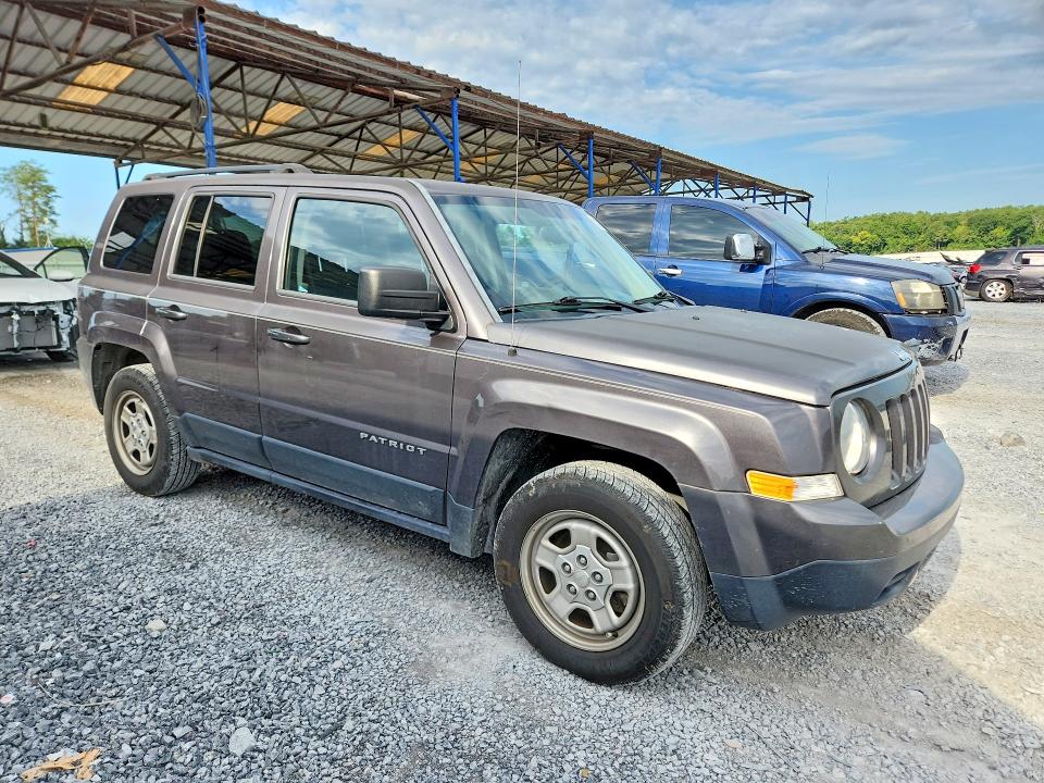 2016 Jeep Patriot მანქანა იყიდება აუქციონზე, vin: 1C4NJPBA5GD537287, აუქციონის ნომერი: 64316626