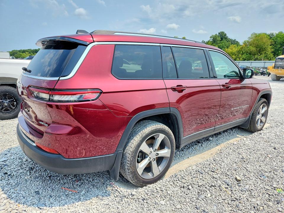 64568216 :رقم المزاد ، 1C4RJKBG7M8116121 vin ، 2021 Jeep Grand Cherokee مزاد بيع