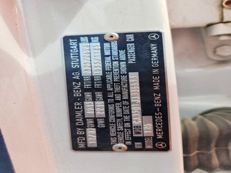 Aukcja sprzedaży 1988 Mercedes-benz 420, vin: WDBCA35D1JA386655, numer aukcji: 65740686