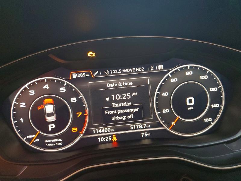 2017 Audi A4 მანქანა იყიდება აუქციონზე, vin: WAUENAF46HN029859, აუქციონის ნომერი: 64392606