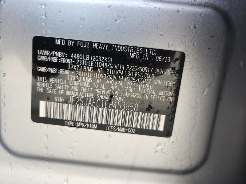 64929916 :رقم المزاد ، JF2SJAEC1EH453858 vin ، 2014 Subaru Forester مزاد بيع