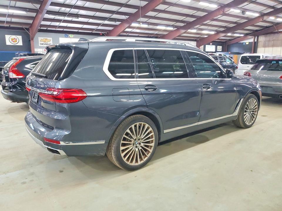 2019 Bmw X7 მანქანა იყიდება აუქციონზე, vin: 5UXCX4C58KLB39979, აუქციონის ნომერი: 64187446