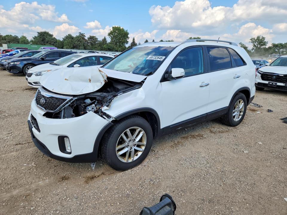 66732646 :رقم المزاد ، 5XYKT3A6XEG472728 vin ، 2014 Kia Sorento مزاد بيع