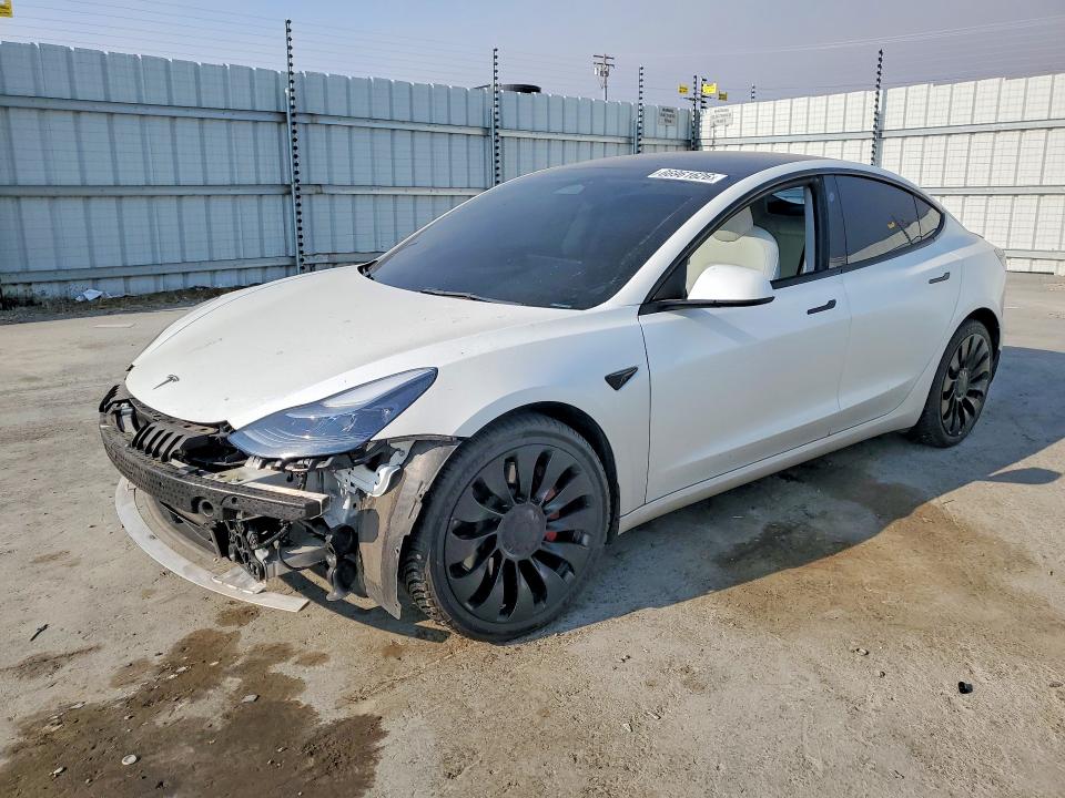2022 Tesla Model 3 მანქანა იყიდება აუქციონზე, vin: 5YJ3E1EC8NF193188, აუქციონის ნომერი: 66961626