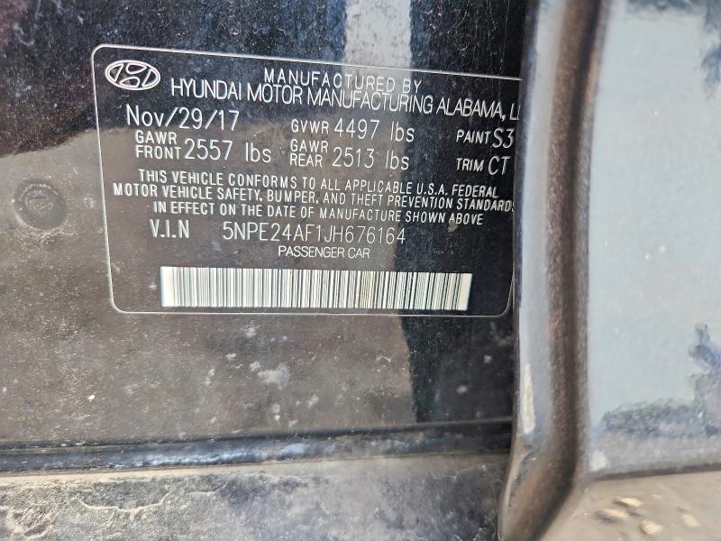 Aukcja sprzedaży 2018 Hyundai Sonata, vin: 5NPE24AF1JH676164, numer aukcji: 66721576