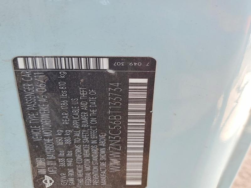 Aukcja sprzedaży 2011 Mini Cooper, vin: WMWZN3C56BT133734, numer aukcji: 65959436