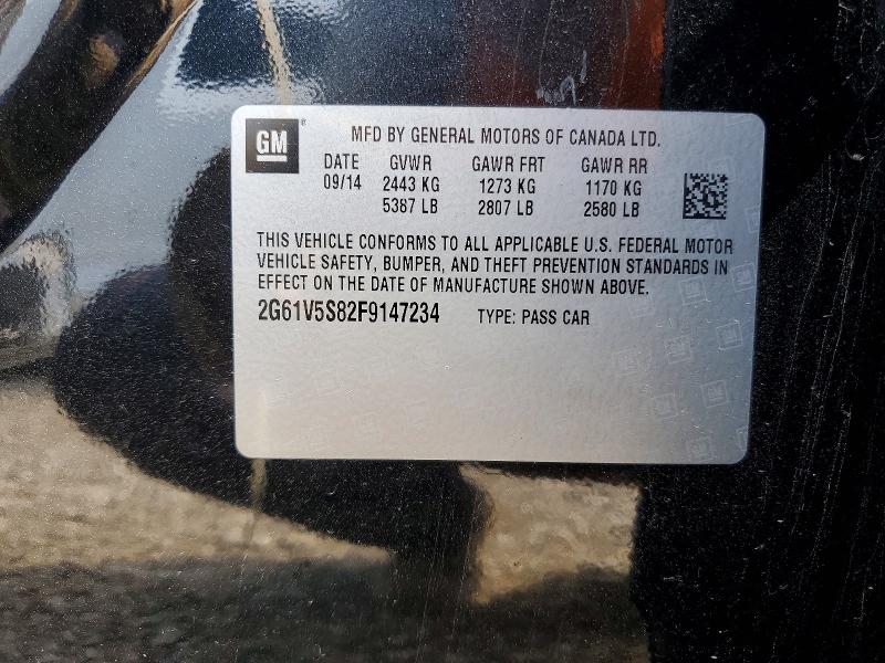 2015 Cadillac Xts მანქანა იყიდება აუქციონზე, vin: 2G61V5S82F9147234, აუქციონის ნომერი: 64198976