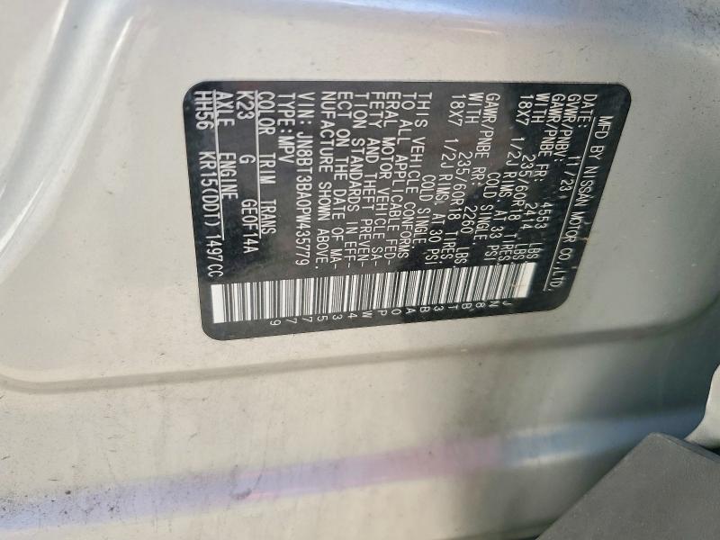Aukcja sprzedaży 2023 Nissan Rogue, vin: JN8BT3BA0PW435779, numer aukcji: 65831576