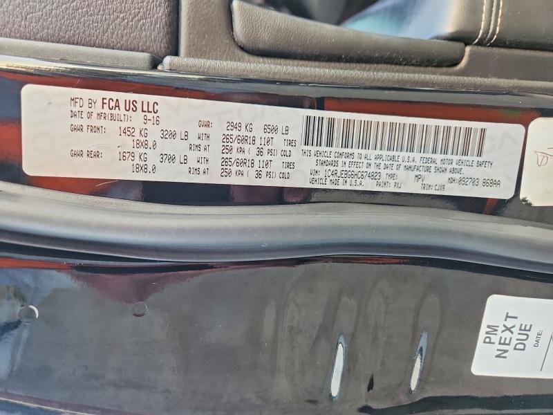 64317736 :رقم المزاد ، 1C4RJEBG6HC674823 vin ، 2017 Jeep Grand Cherokee مزاد بيع