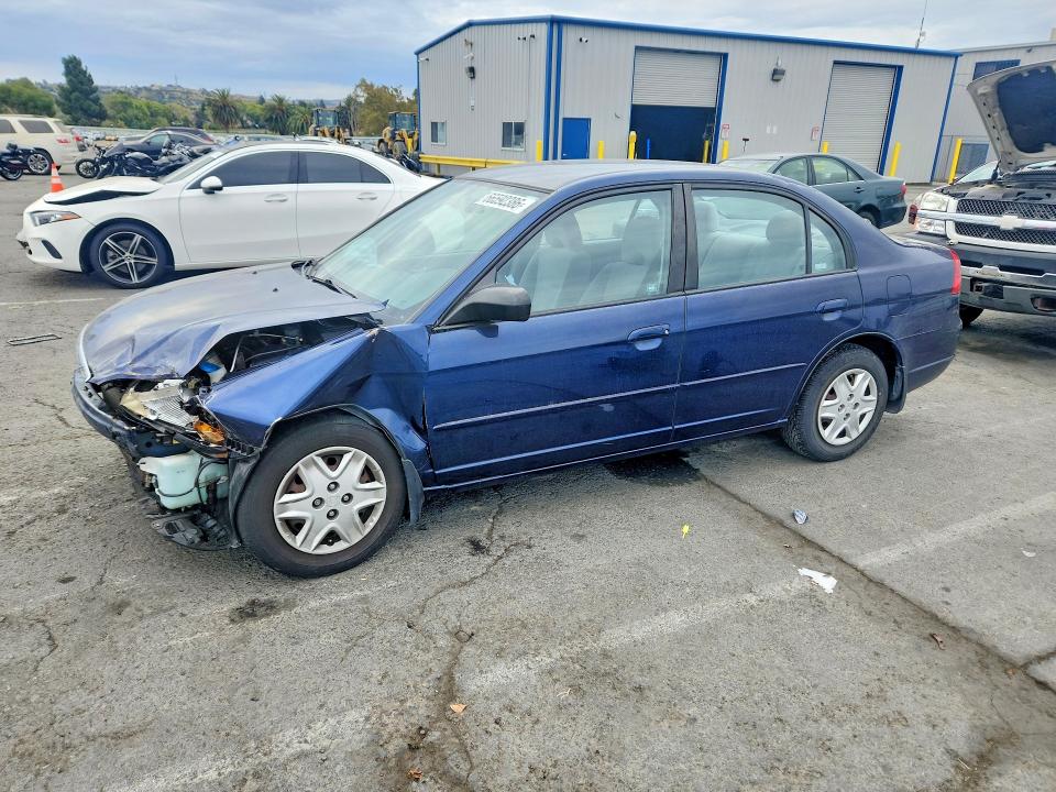 66592386 :رقم المزاد ، 2HGES16523H585898 vin ، 2003 Honda Civic مزاد بيع