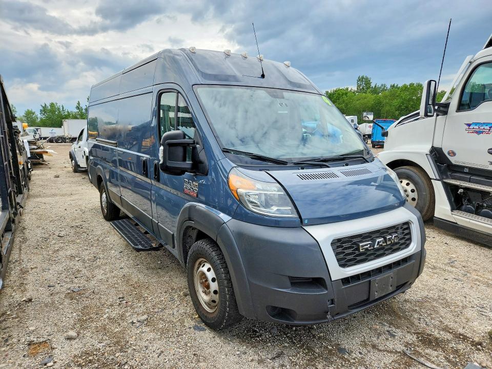 2021 Ram Promaster 3500 მანქანა იყიდება აუქციონზე, vin: 3C6FRVJG7ME500993, აუქციონის ნომერი: 59809726