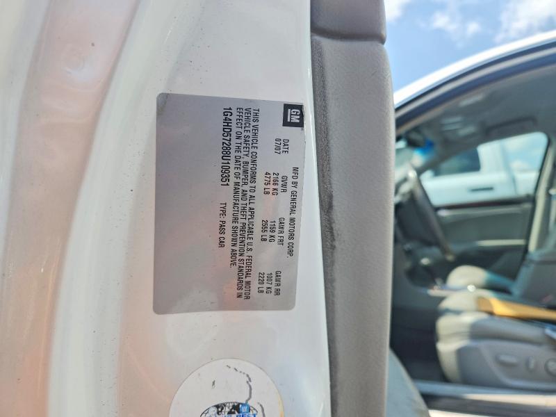 Aukcja sprzedaży 2008 Buick Lucerne, vin: 1G4HD57288U109351, numer aukcji: 63843726