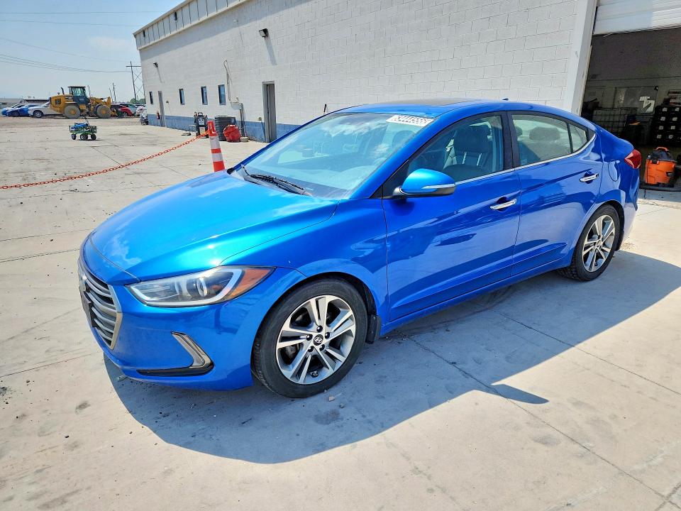 2017 Hyundai Elantra მანქანა იყიდება აუქციონზე, vin: KMHD84LF2HU300379, აუქციონის ნომერი: 63444556