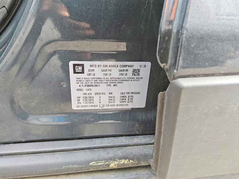 Продаж на аукціоні авто 2021 Chevrolet Trax, vin: KL7CJPSB6MB339614, номер лоту: 64326596