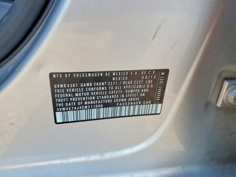 Продаж на аукціоні авто 2014 Volkswagen Jetta, vin: 3VW4S7AJ4EM211568, номер лоту: 63530926