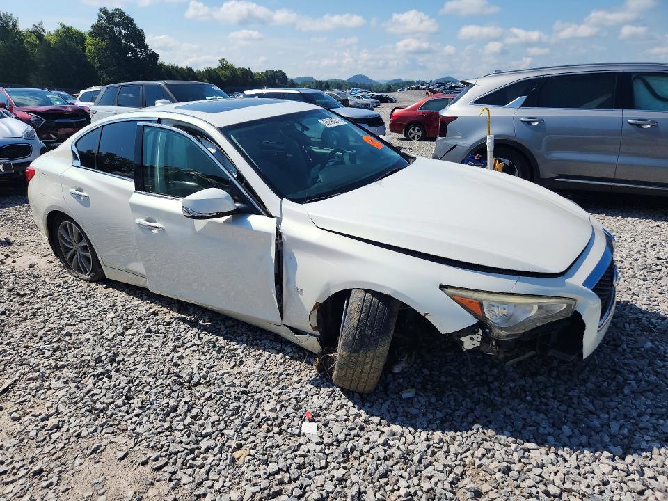 66790576 :رقم المزاد ، JN1BV7ARXEM705777 vin ، 2014 Infiniti Q50 مزاد بيع