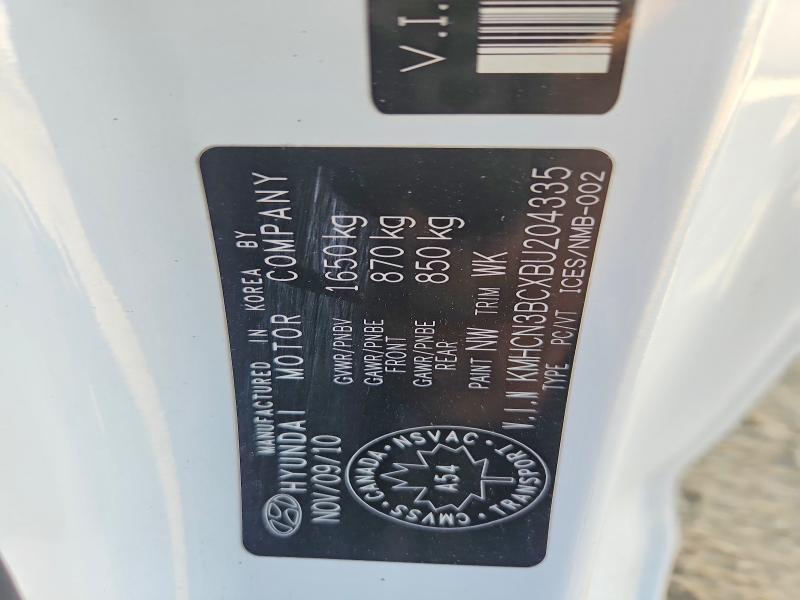 Продажа на аукционе авто 2011 Hyundai Accent, vin: KMHCN3BCXBU204335, номер лота: 65354576