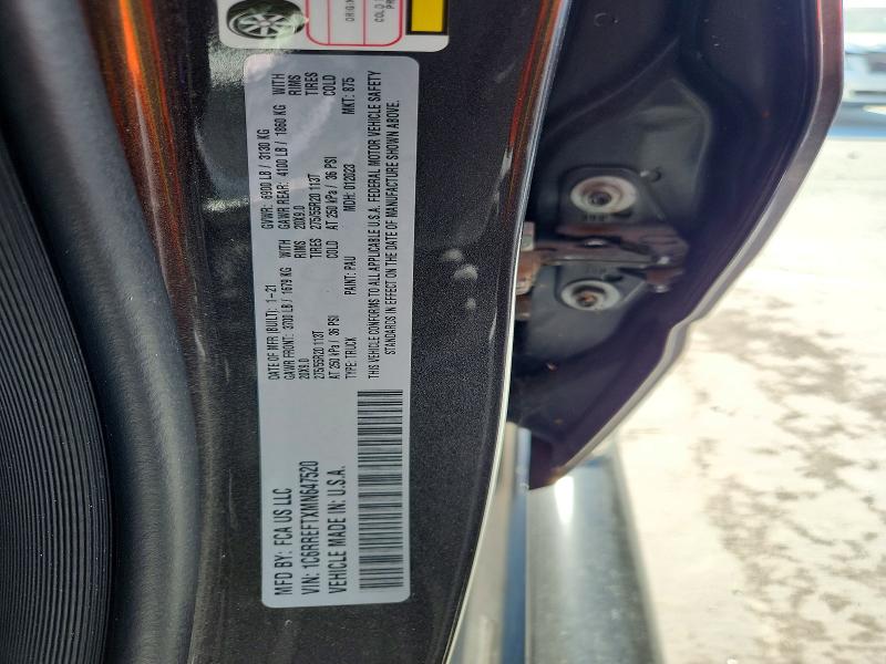 63256806 :رقم المزاد ، 1C6RREFTXMN647520 vin ، 2021 Ram 1500 مزاد بيع