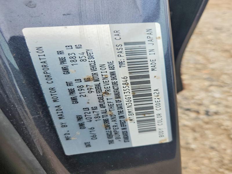 Aukcja sprzedaży 2016 Mazda 3, vin: JM1BM1N36G1355846, numer aukcji: 65234696