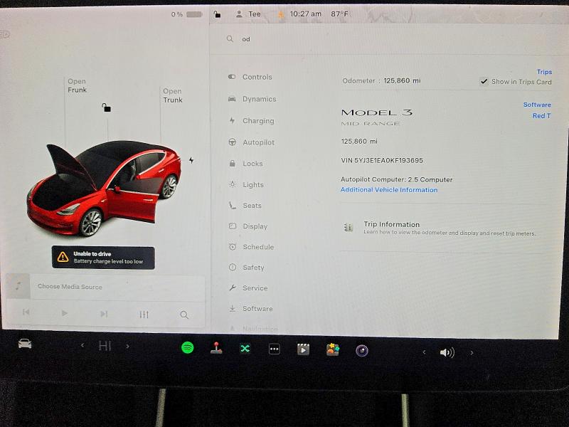 Продаж на аукціоні авто 2019 Tesla Model 3, vin: 5YJ3E1EA0KF193695, номер лоту: 63558546