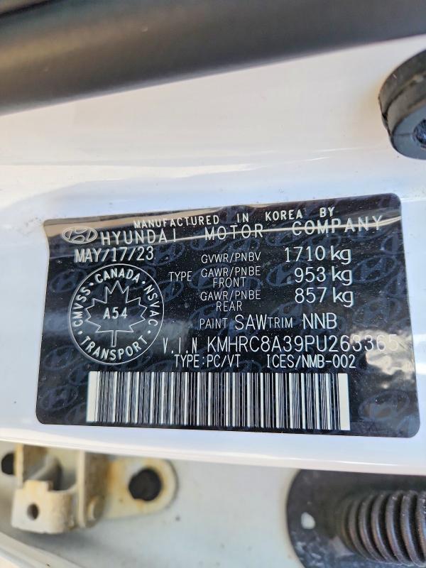 Продаж на аукціоні авто 2023 Hyundai Venue, vin: KMHRC8A39PU263365, номер лоту: 65902276