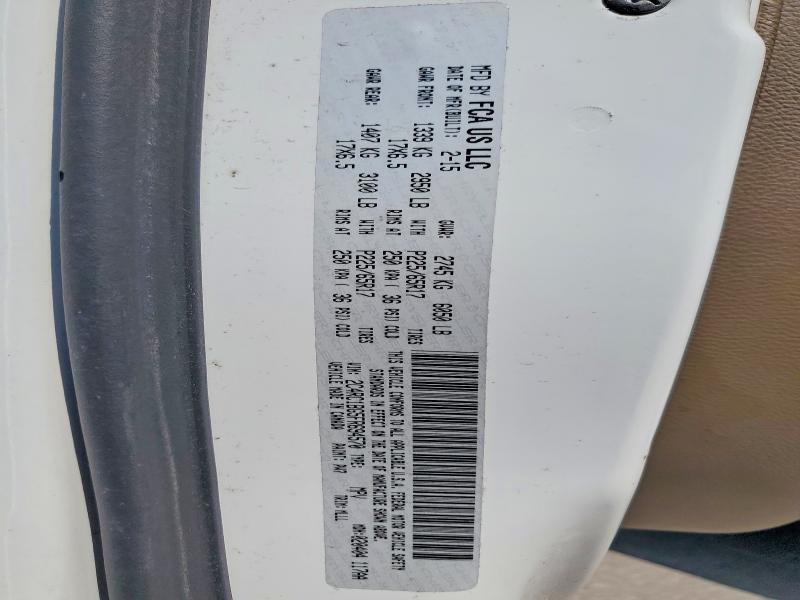 66828856 :رقم المزاد ، 2C4RC1BG5FR694570 vin ، 2015 Chrysler Town & Country مزاد بيع