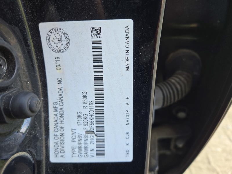 Продажа на аукционе авто 2019 Honda Civic, vin: 2HGFC2F56KH031169, номер лота: 64028746