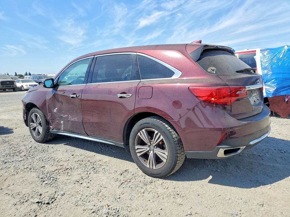 64972156 :رقم المزاد ، 5FRYD3H38HB001366 vin ، 2017 Acura Mdx مزاد بيع