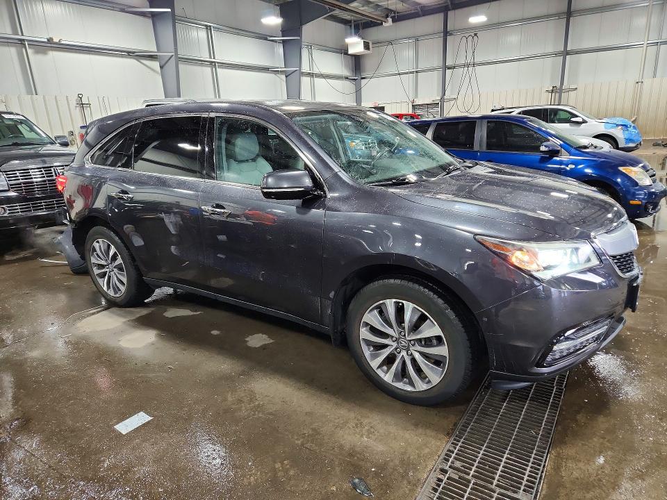 64072286 :رقم المزاد ، 5FRYD4H43GB059298 vin ، 2016 Acura Mdx مزاد بيع