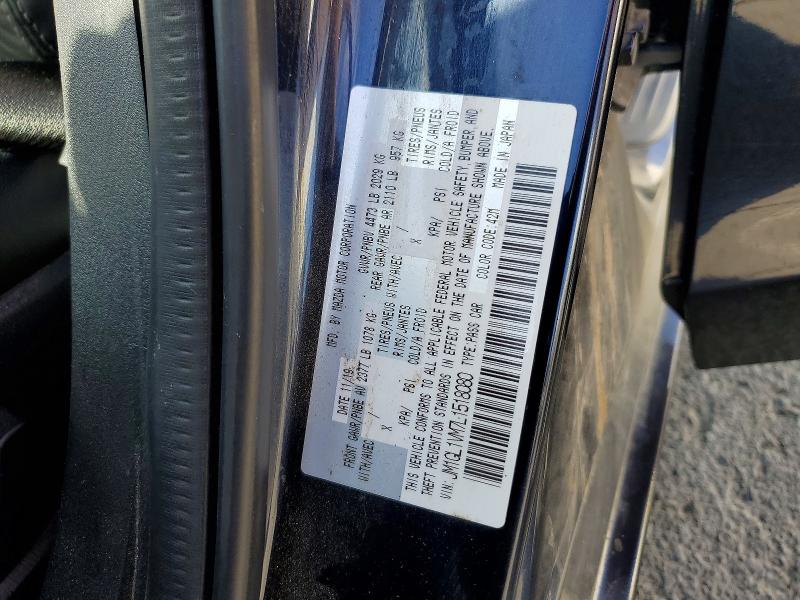 Aukcja sprzedaży 2020 Mazda 6, vin: JM1GL1VM7L1518080, numer aukcji: 63689826