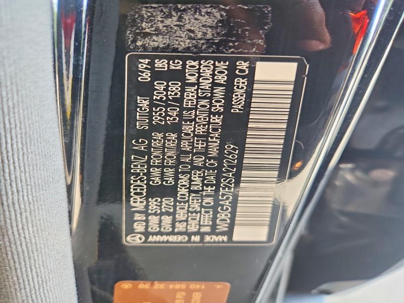 Продаж на аукціоні авто 1995 Mercedes-benz S, vin: WDBGA57E2SA212629, номер лоту: 66317896