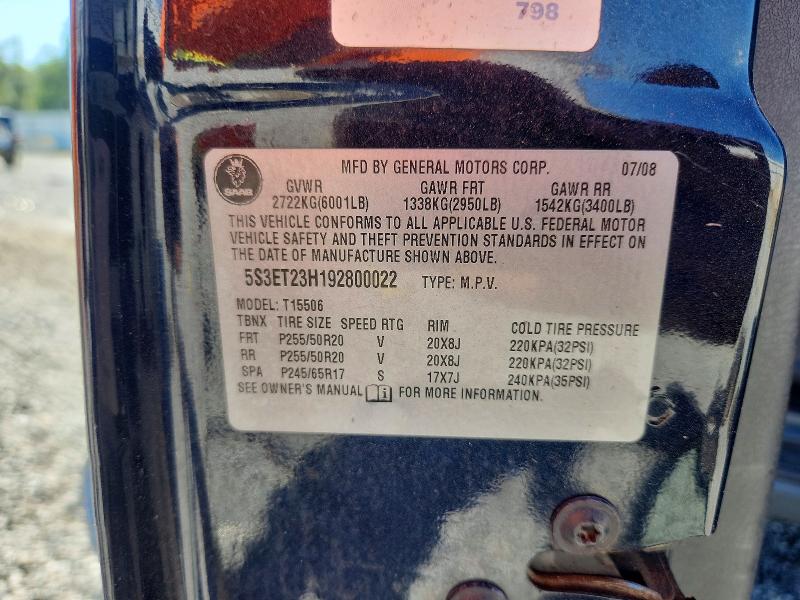 Auction sale of the 2009 Saab 9-7x, vin: 5S3ET23H192800022, lot number: 66587856