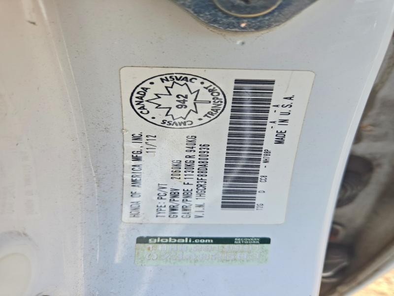 63043436 :رقم المزاد ، 1HGCR3F88DA800936 vin ، 2013 Honda Accord مزاد بيع