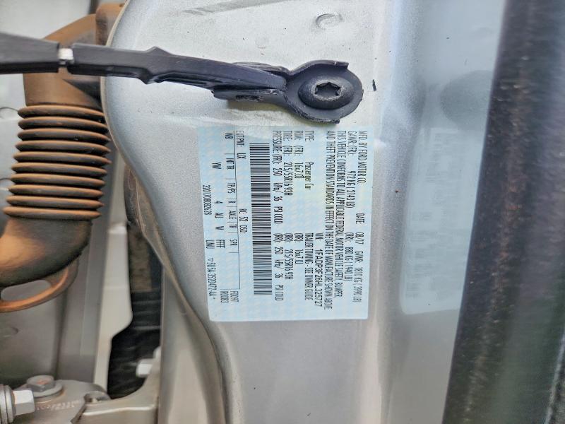 2017 Ford Focus მანქანა იყიდება აუქციონზე, vin: 1FADP3F26HL325727, აუქციონის ნომერი: 62852896
