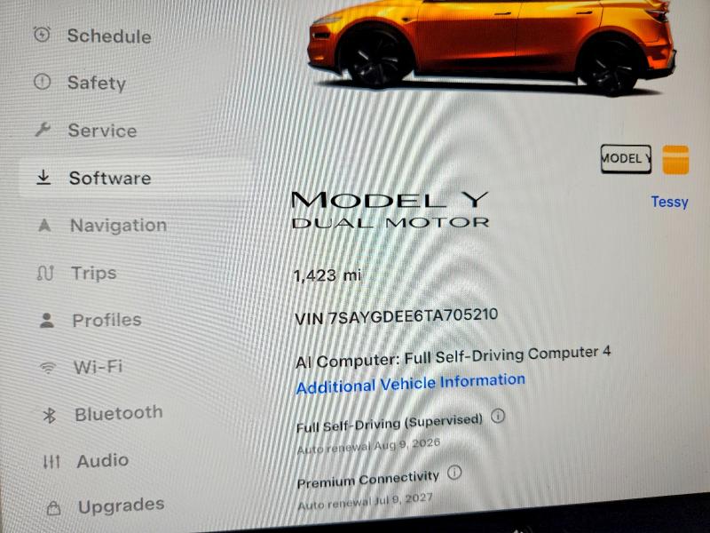 Продажа на аукционе авто 2026 Tesla Model Y, vin: 7SAYGDEE6TA705210, номер лота: 64229956