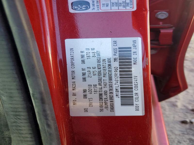 67182436 :رقم المزاد ، JM1BM1L74G1291960 vin ، 2016 Mazda 3 مزاد بيع