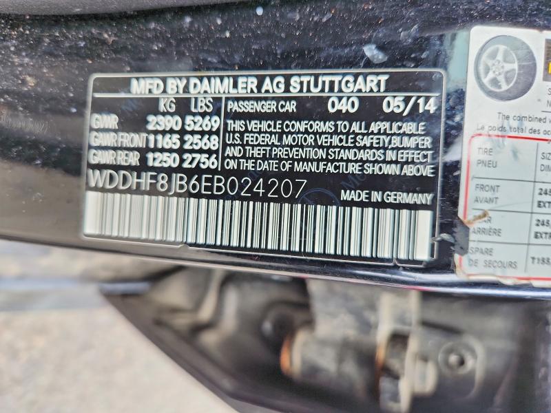 Aukcja sprzedaży 2014 Mercedes-benz E, vin: WDDHF8JB6EB024207, numer aukcji: 65527866