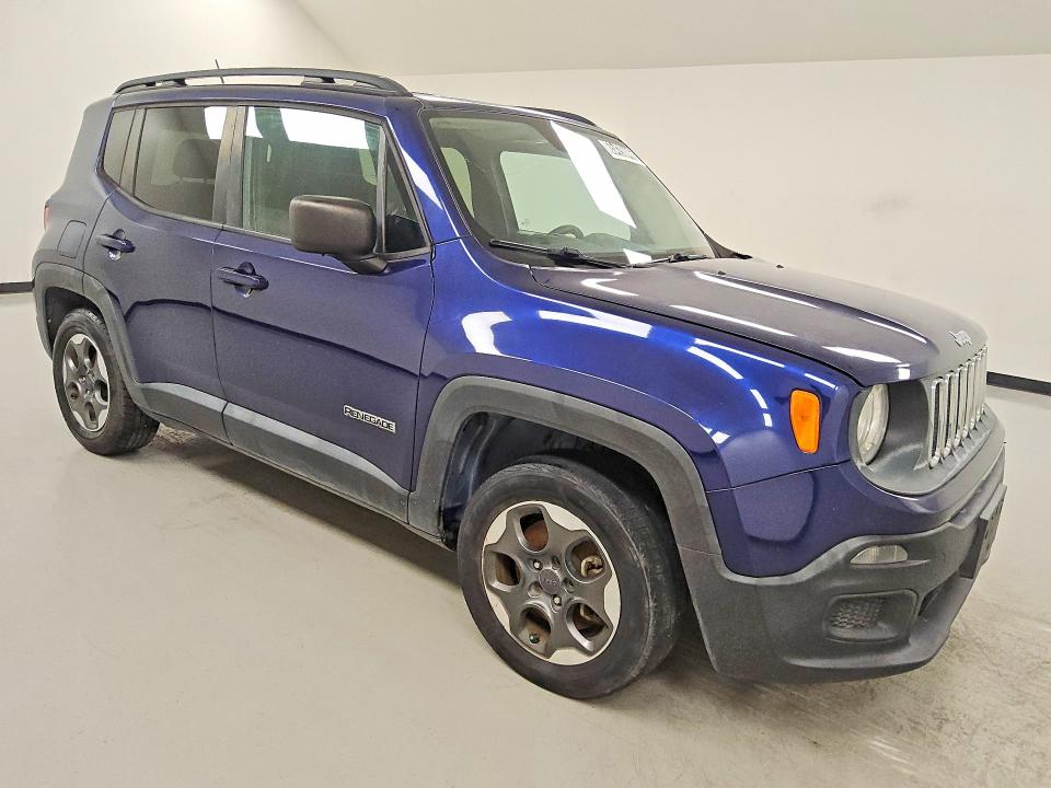 2016 Jeep Renegade მანქანა იყიდება აუქციონზე, vin: ZACCJAAT6GPD71631, აუქციონის ნომერი: 65426046