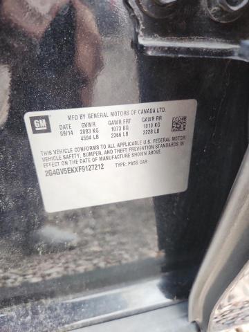 66616606 :رقم المزاد ، 2G4GV5EKXF9127212 vin ، 2015 Buick Regal مزاد بيع
