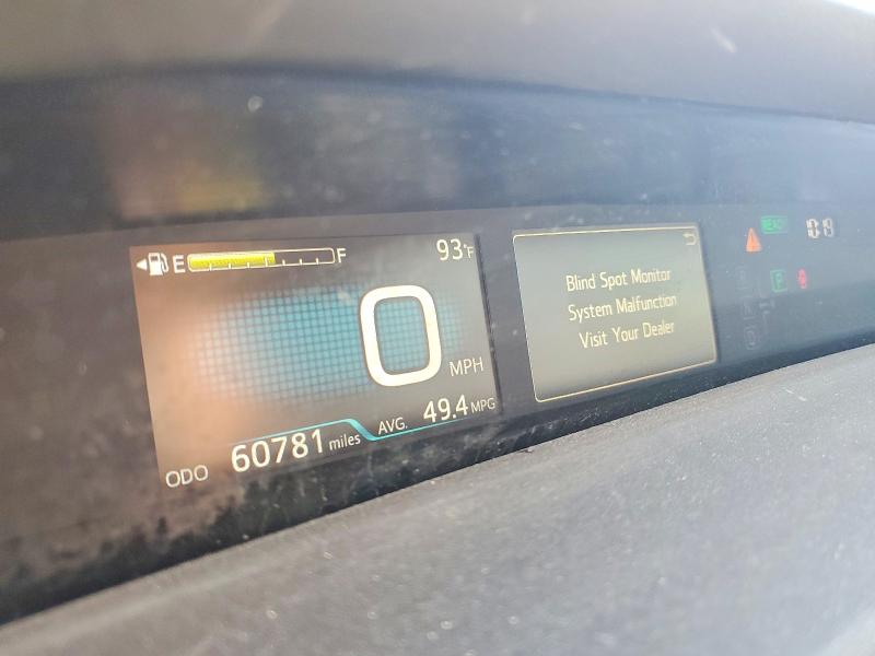 Aukcja sprzedaży 2019 Toyota Prius, vin: JTDKARFU0K3083354, numer aukcji: 64025056