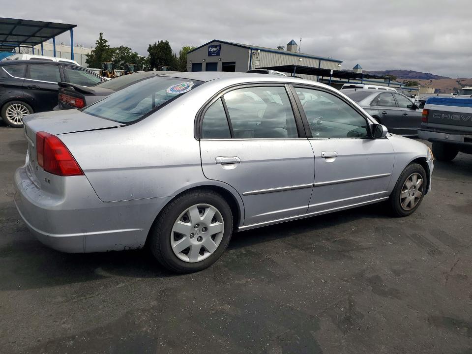 2001 Honda Civic მანქანა იყიდება აუქციონზე, vin: 1HGES25781L027529, აუქციონის ნომერი: 65347216